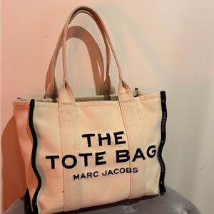 Marc Jacobs Cream Tote with Black Accents